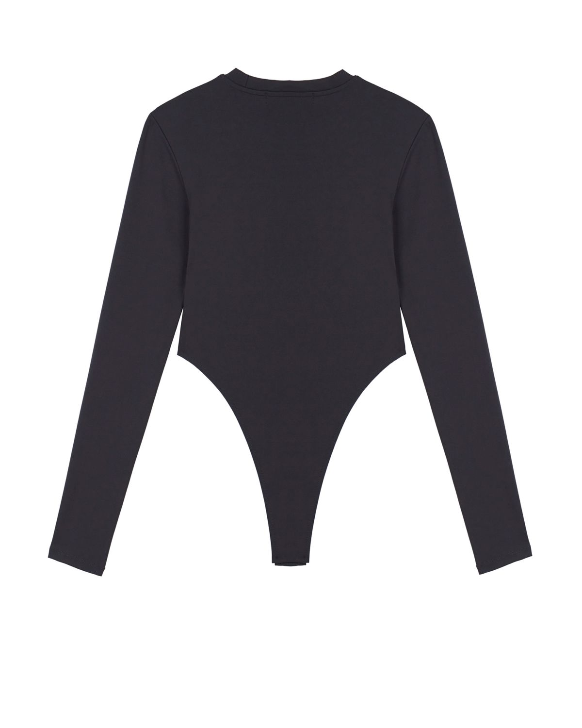 노 엑스트라 터치(NO EXTRA TOUCH) Contour Long Sleeve Body Suit (charcoal) / 25SPJS001CH