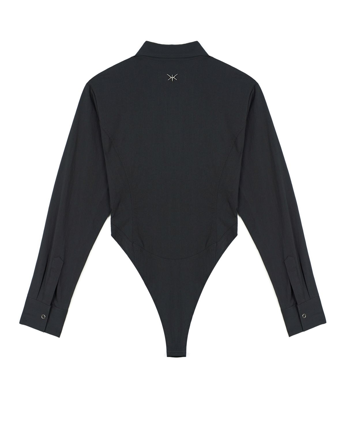 노 엑스트라 터치(NO EXTRA TOUCH) Contour Shirts Body Suit (charcoal) / 25FWJS001CH