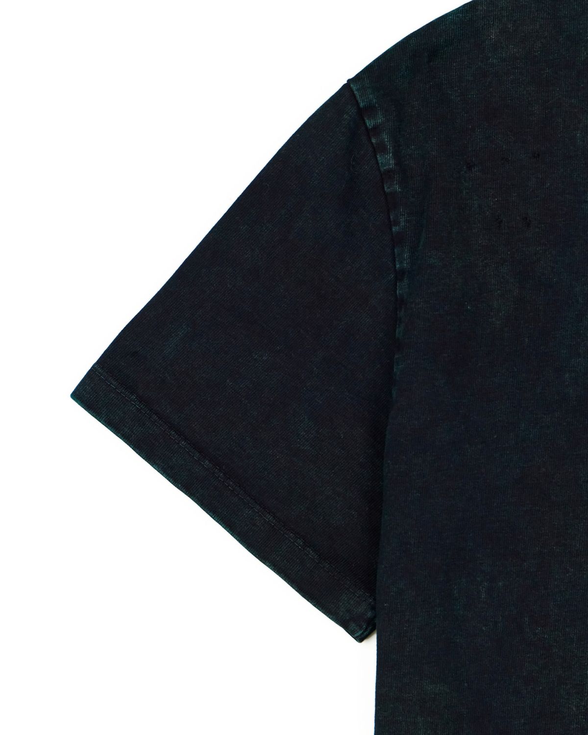 노 엑스트라 터치(NO EXTRA TOUCH) Vintage Dying Detail T-shirts (dark green) / 25SPTS001DG