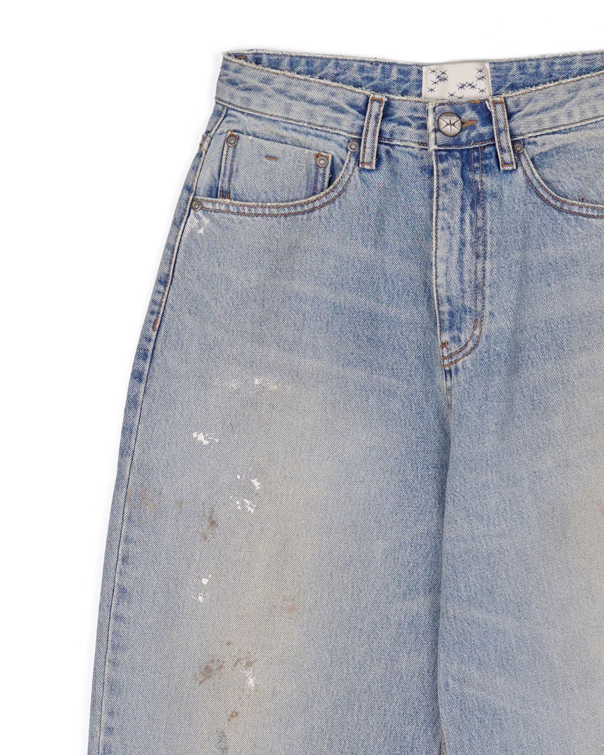 노 엑스트라 터치(NO EXTRA TOUCH) Painted Detail Denim / 25SPPT004BL