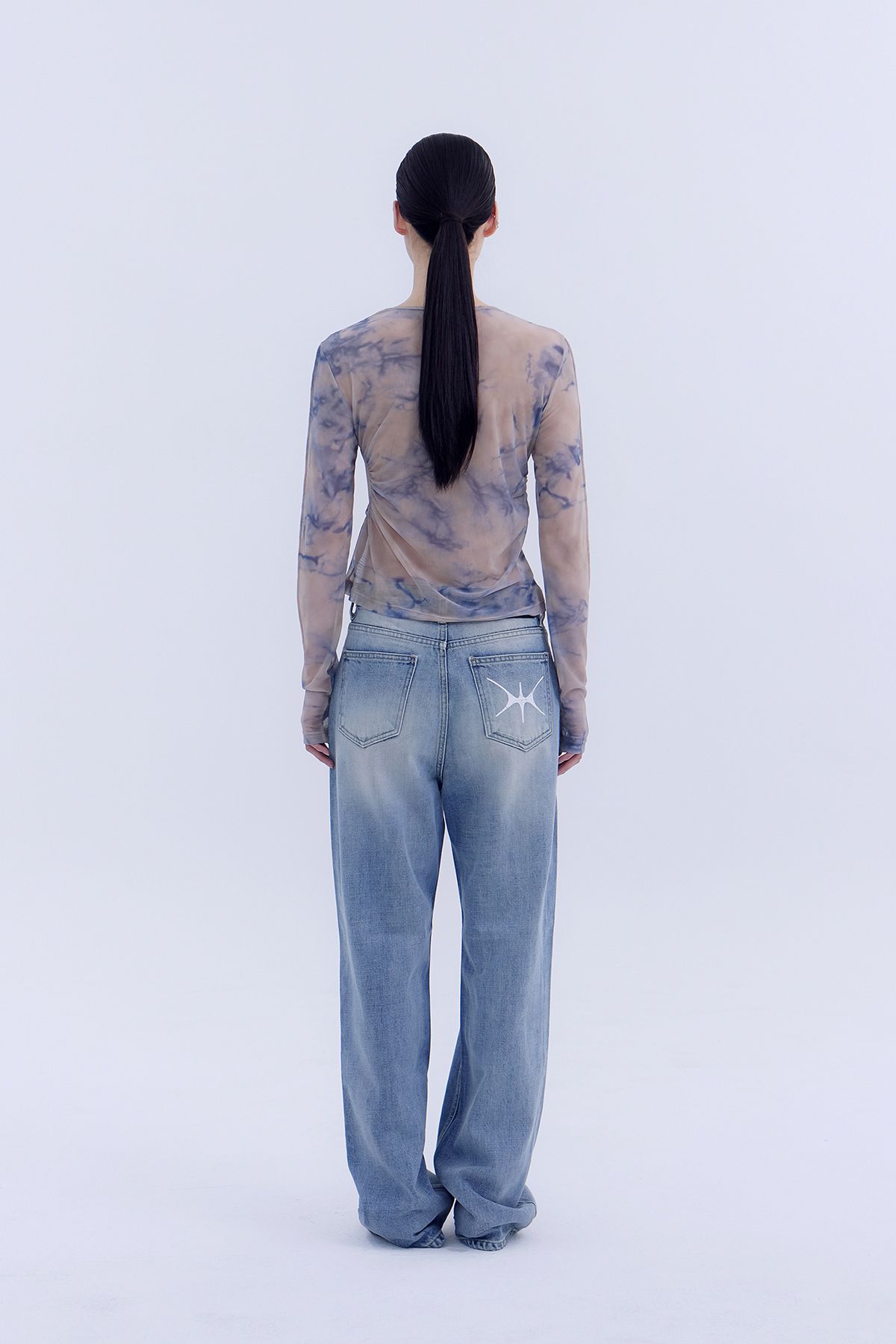 노 엑스트라 터치(NO EXTRA TOUCH) All Brushed Back Pocket Denim / 25SPPT003BL
