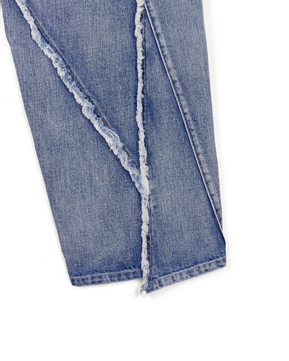 노 엑스트라 터치(NO EXTRA TOUCH) Double Pocket Destoyed Denim / 25SPPT006BL