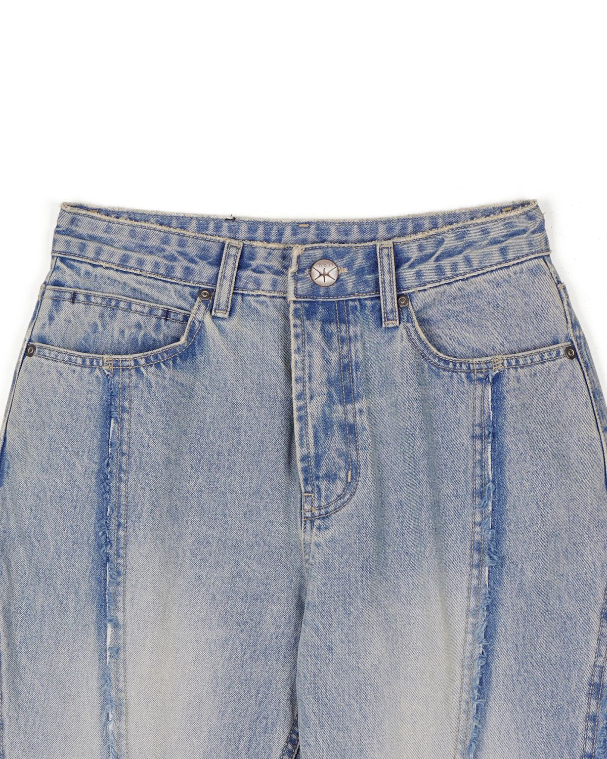 노 엑스트라 터치(NO EXTRA TOUCH) Cutting Bootscut jeans / 25SPPT002BL