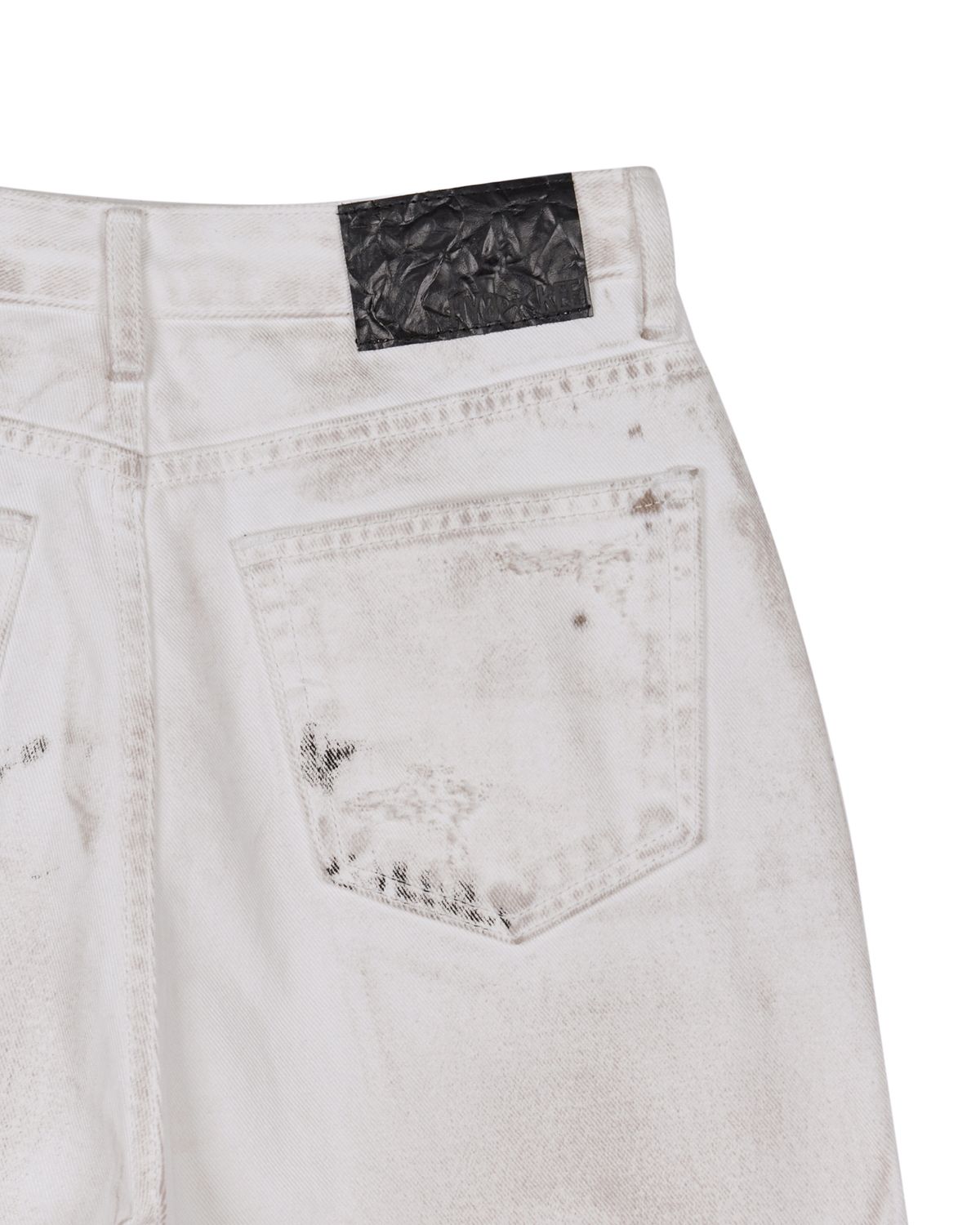 노 엑스트라 터치(NO EXTRA TOUCH) Dirty Detail White Denim / 25SPPT005WH