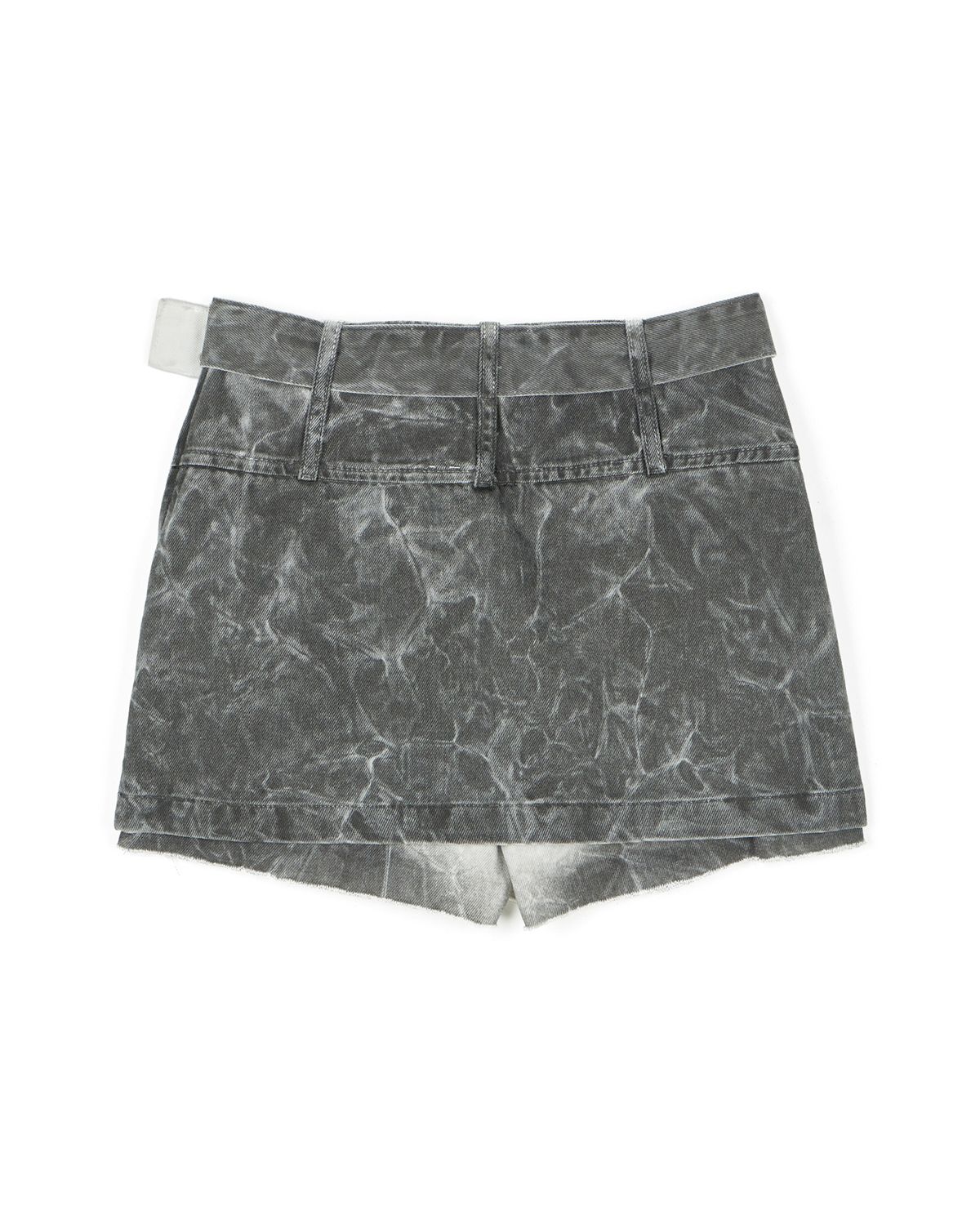 노 엑스트라 터치(NO EXTRA TOUCH) Eyelet Pants Skirt / 25SPSK001GR