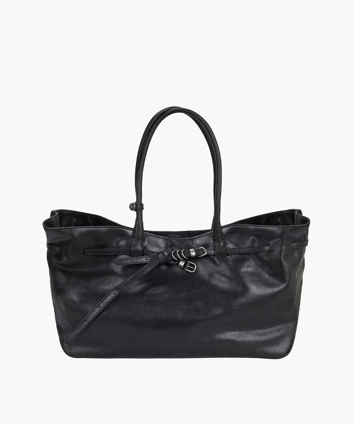마지셔우드(MARGESHERWOOD) GRANDMA USED BAG LARGE_black pull-up