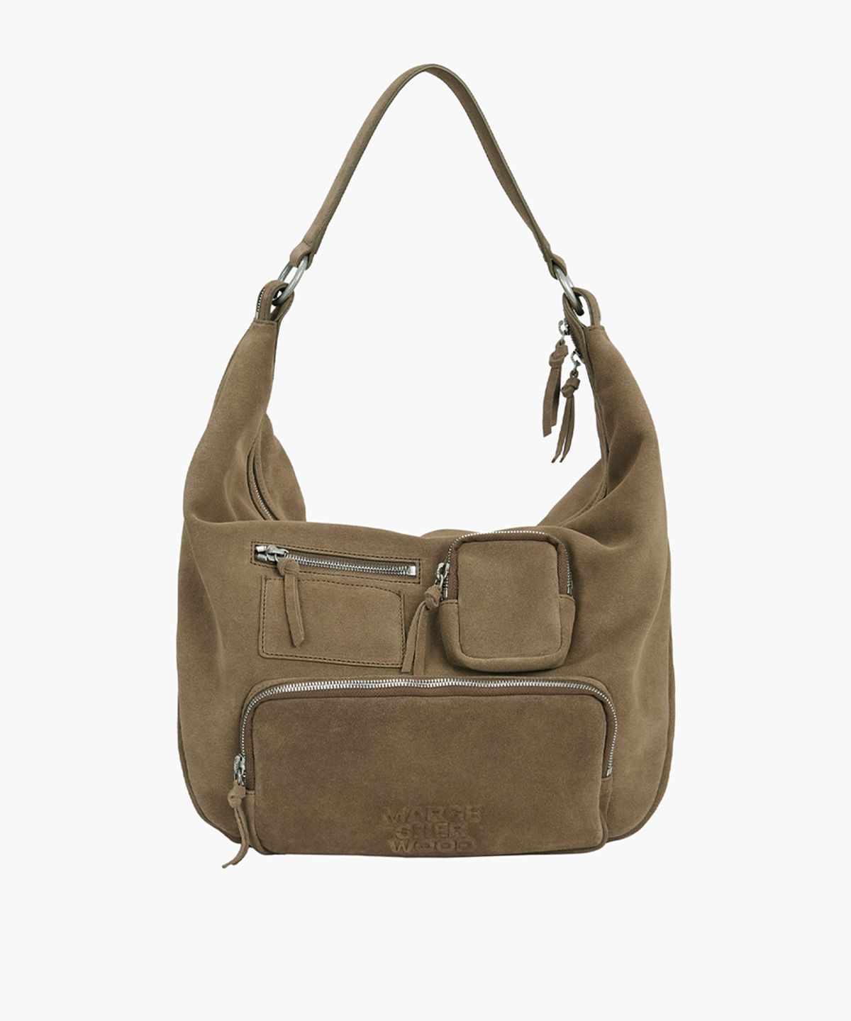 마지셔우드(MARGESHERWOOD) CITY HOBO NS_cappuccino suede