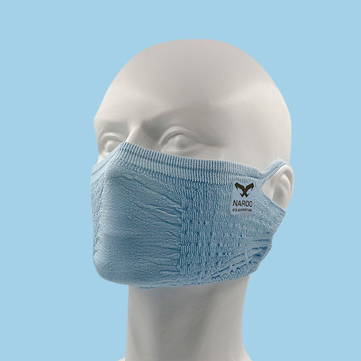 나루마스크(NAROO MASK) A1S 자전거 러닝 등의 기관지 보호를 위한 호흡 편한 초경량 마스크