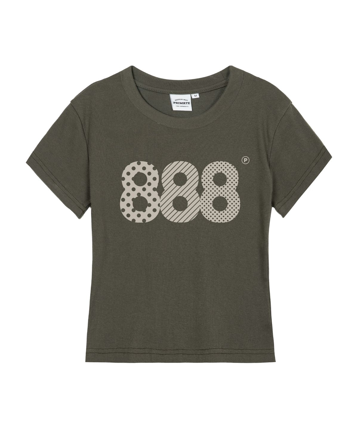 프라임에이트(PRIMATE) ASPECT NUMBER.888 여성 슬림핏 반팔티셔츠 5 COLORS
