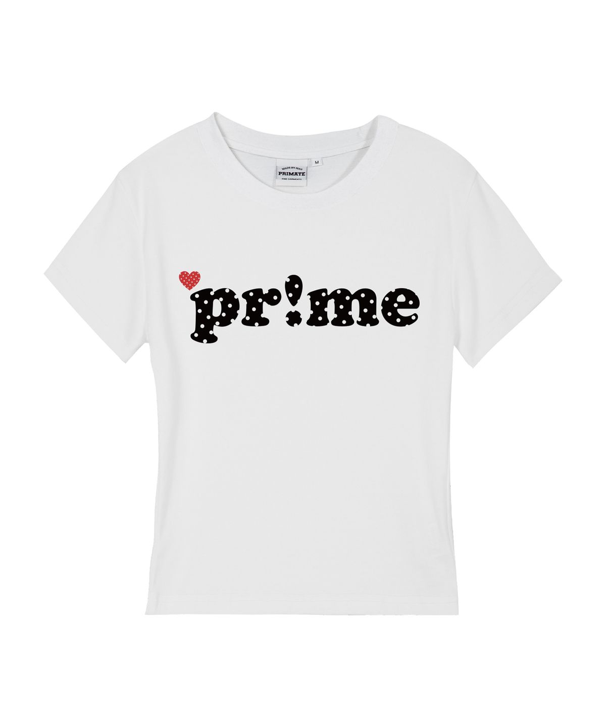 프라임에이트(PRIMATE) HEART PRIME 여성 슬림핏 반팔티셔츠 5 COLORS
