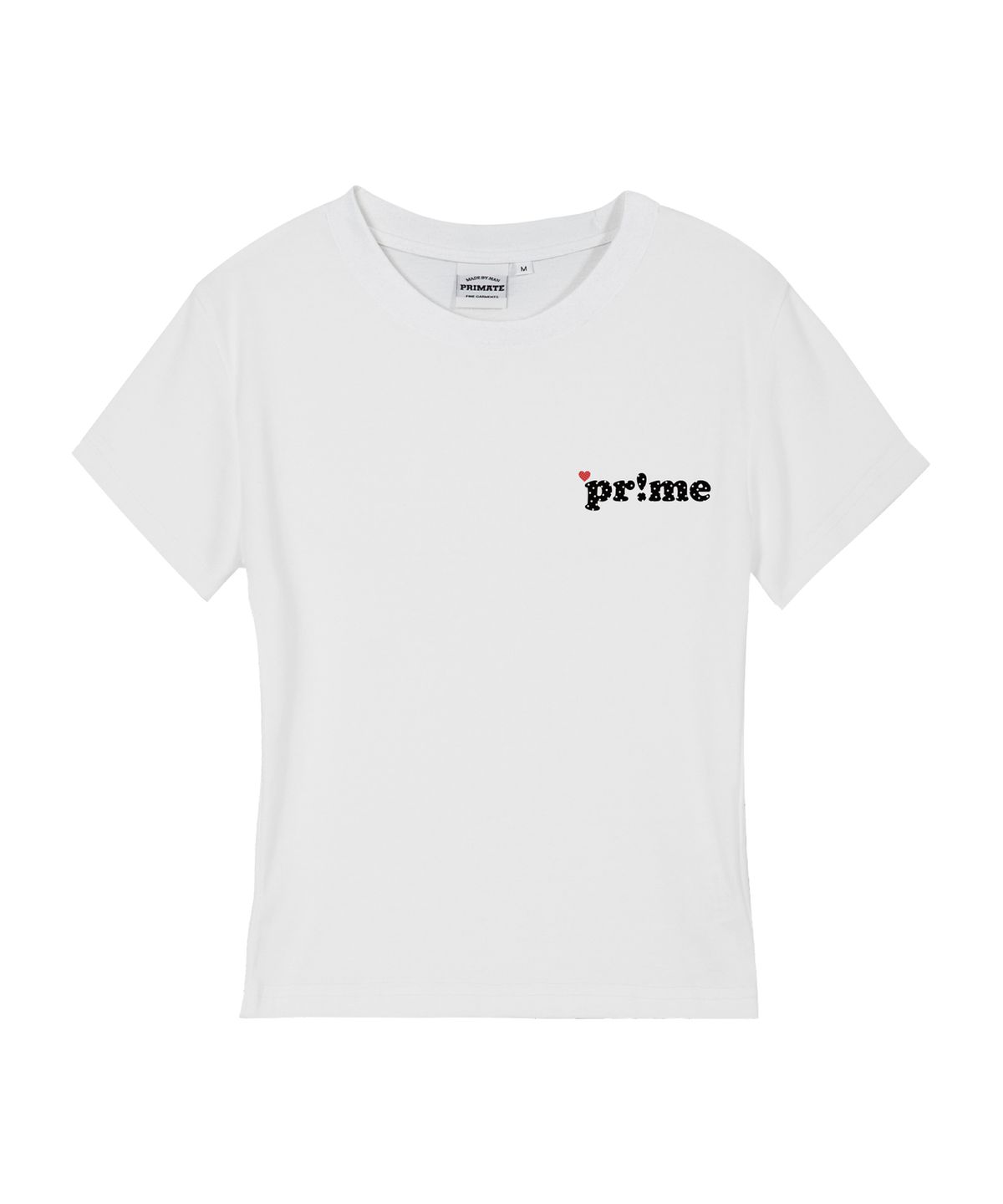 프라임에이트(PRIMATE) MINI HEART PRIME 여성 슬림핏 반팔티셔츠 5 COLORS