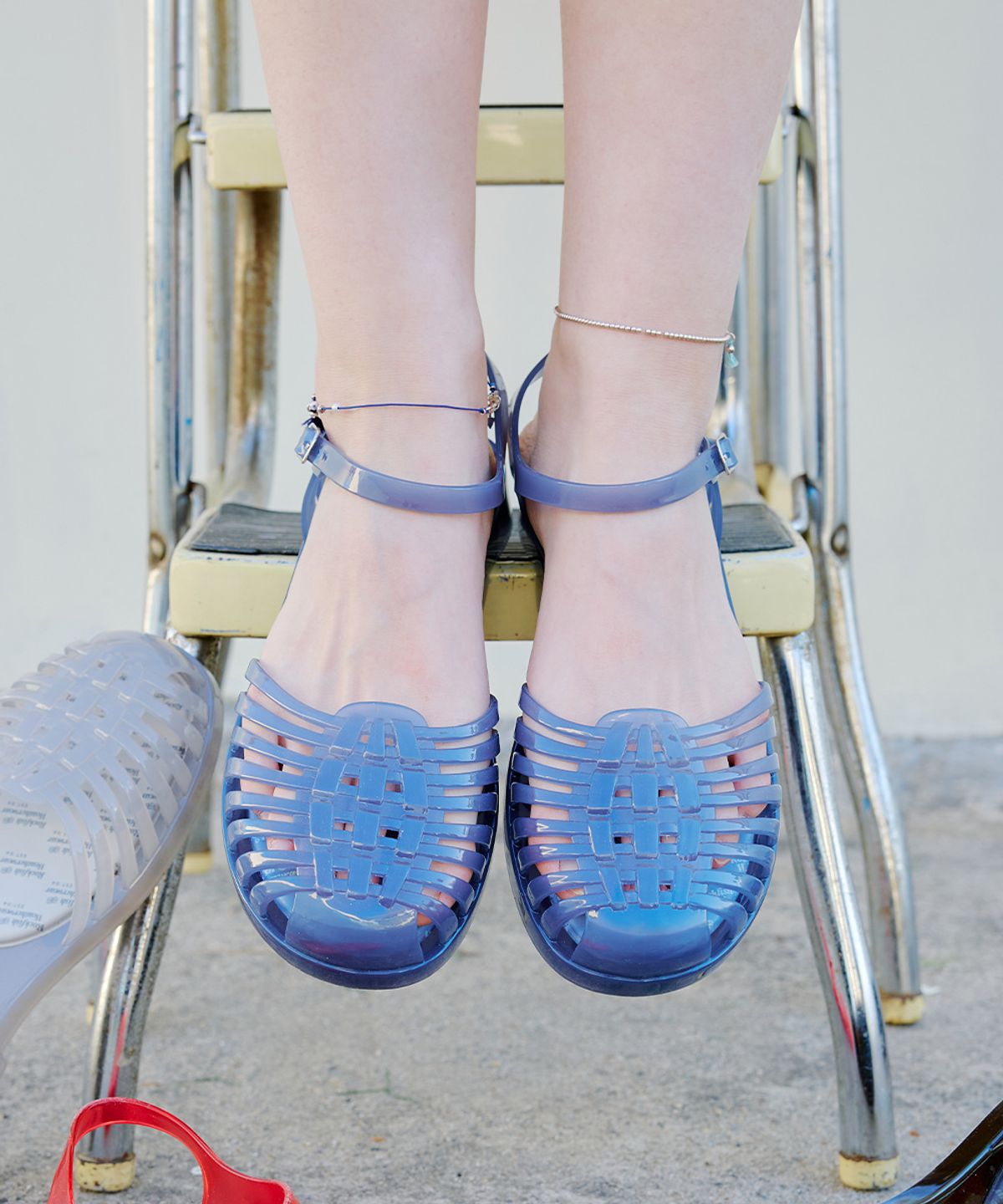 락피쉬웨더웨어(ROCKFISH WEATHERWEAR) GLAIR STRAPPY SANDALS(CLEAR) - 5 colors