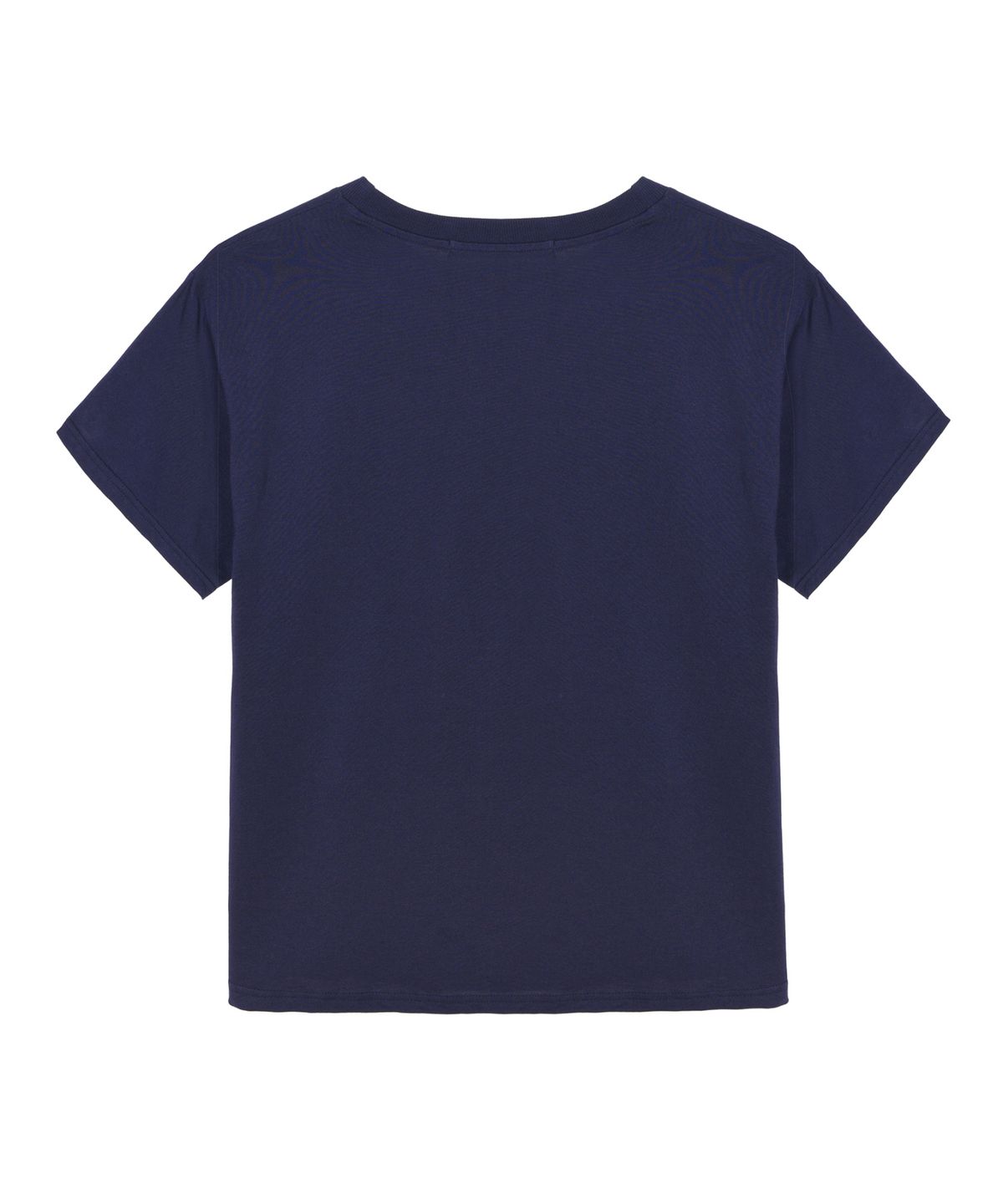닉앤니콜(NICK&NICOLE) BIG ROSE SLEEVE TOP_NAVY SILVER