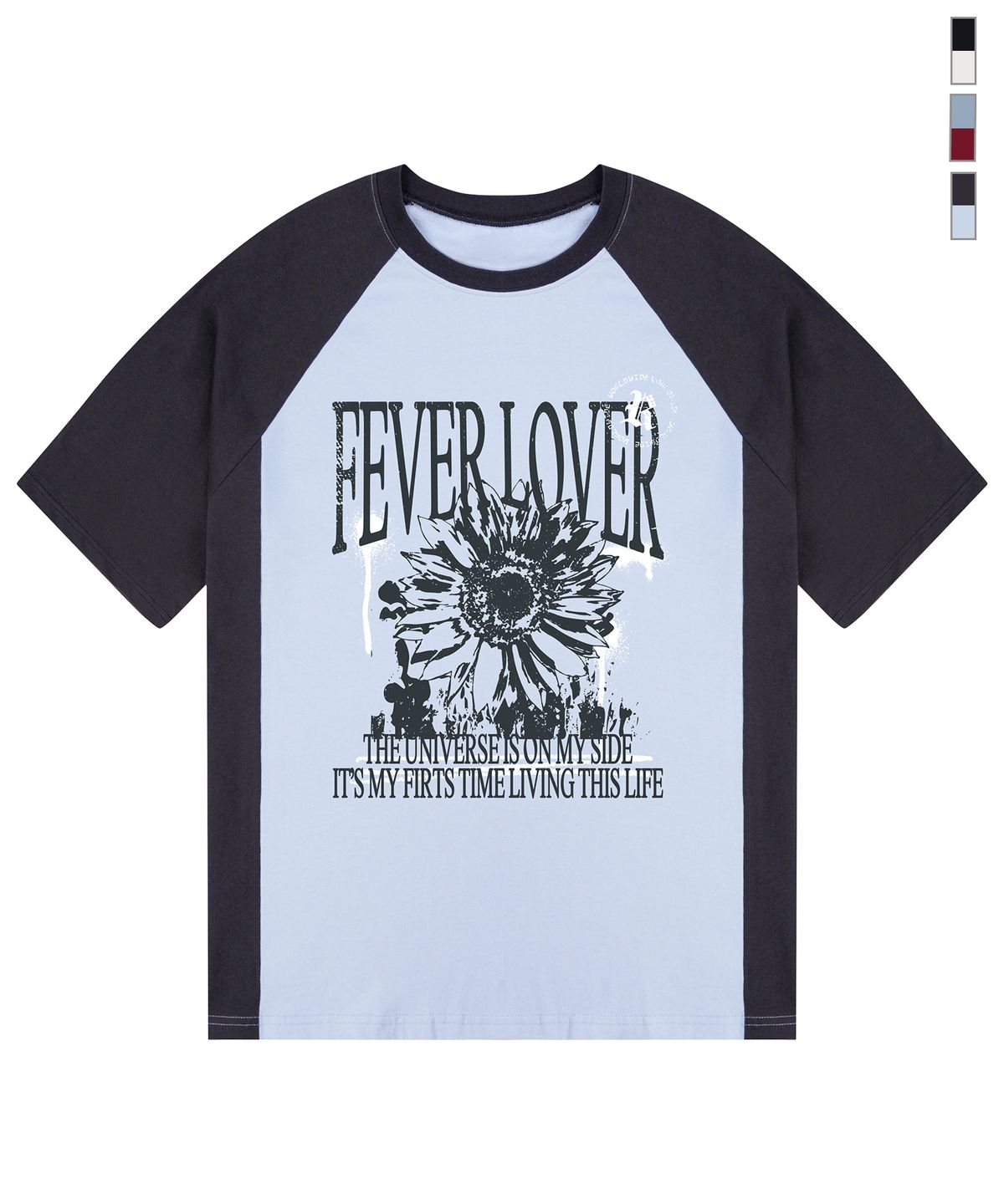 그레이버(GRAVER) [UNISEX]FEVER LOVER 래글런 반팔티_3color