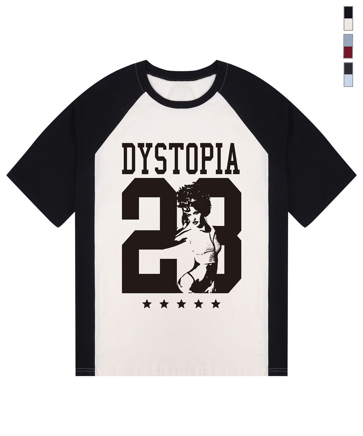 그레이버(GRAVER) [UNISEX]DYSTOPIA 래글런 반팔티_3color