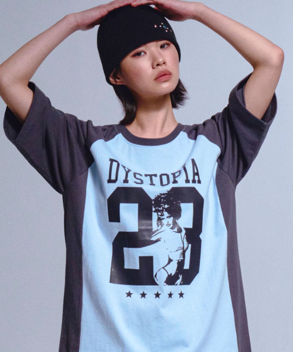 그레이버(GRAVER) [UNISEX]DYSTOPIA 래글런 반팔티_3color