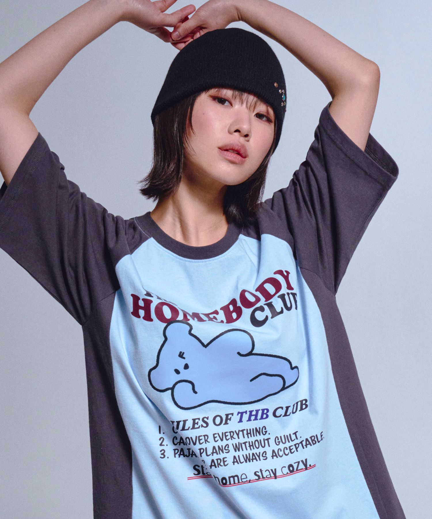 【GRAVER】25SS★ THB CLUB Raglan Short Sleeve T-shirt MUSINSA | GRAVER [UNISEX]THB CLUB Raglan Short Sleeve T