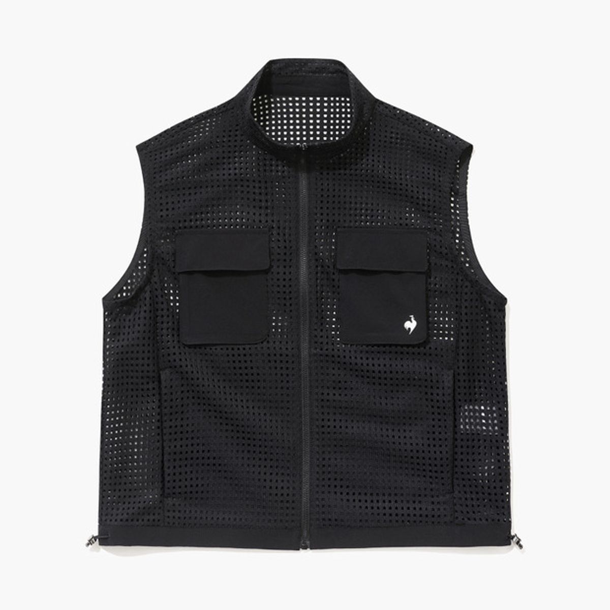 르꼬끄 골프(LECOQ GOLF) 여성 우븐 메쉬 풀집업 베스트 (GQ122LWV31)