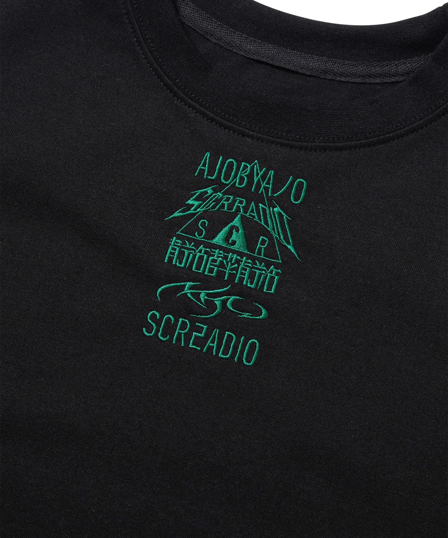 MUSINSA | AJOBYAJO SCR x AJOBYAJO Mini T-shirt [BLACK]