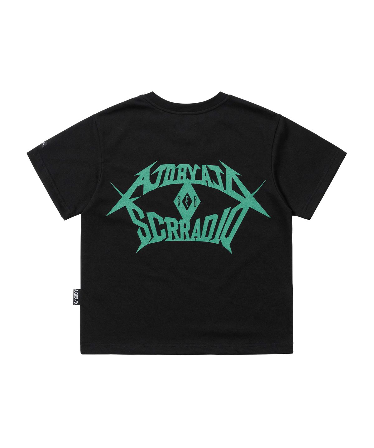 아조바이아조(AJOBYAJO) SCR x AJOBYAJO Mini T-shirt [BLACK]