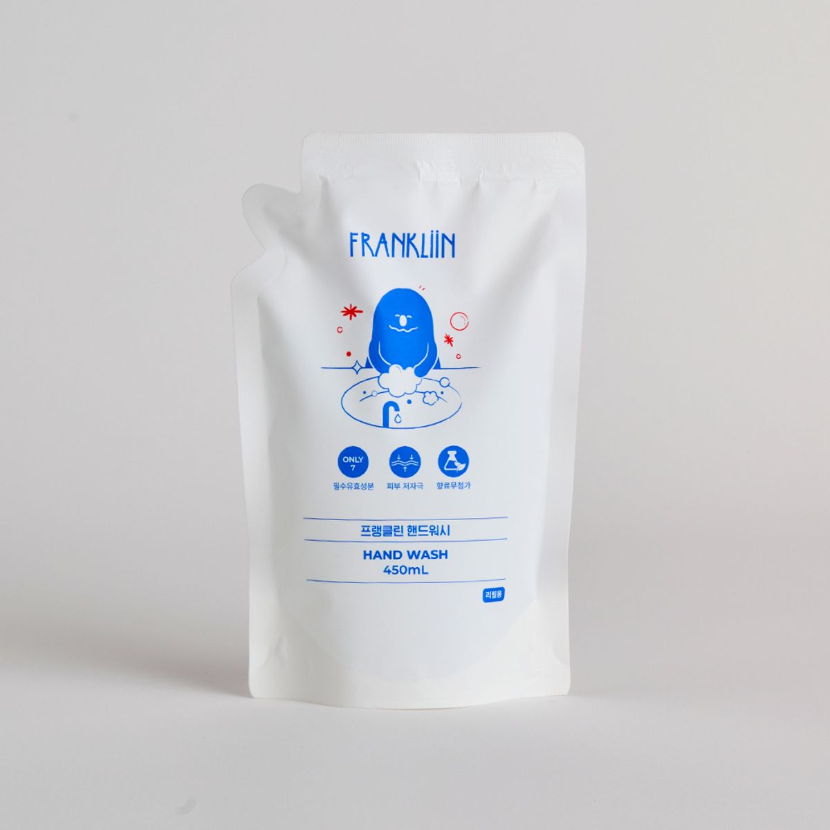 프랭클린(FRANKLIIN) 아기 핸드워시 리필 450ml 거품형