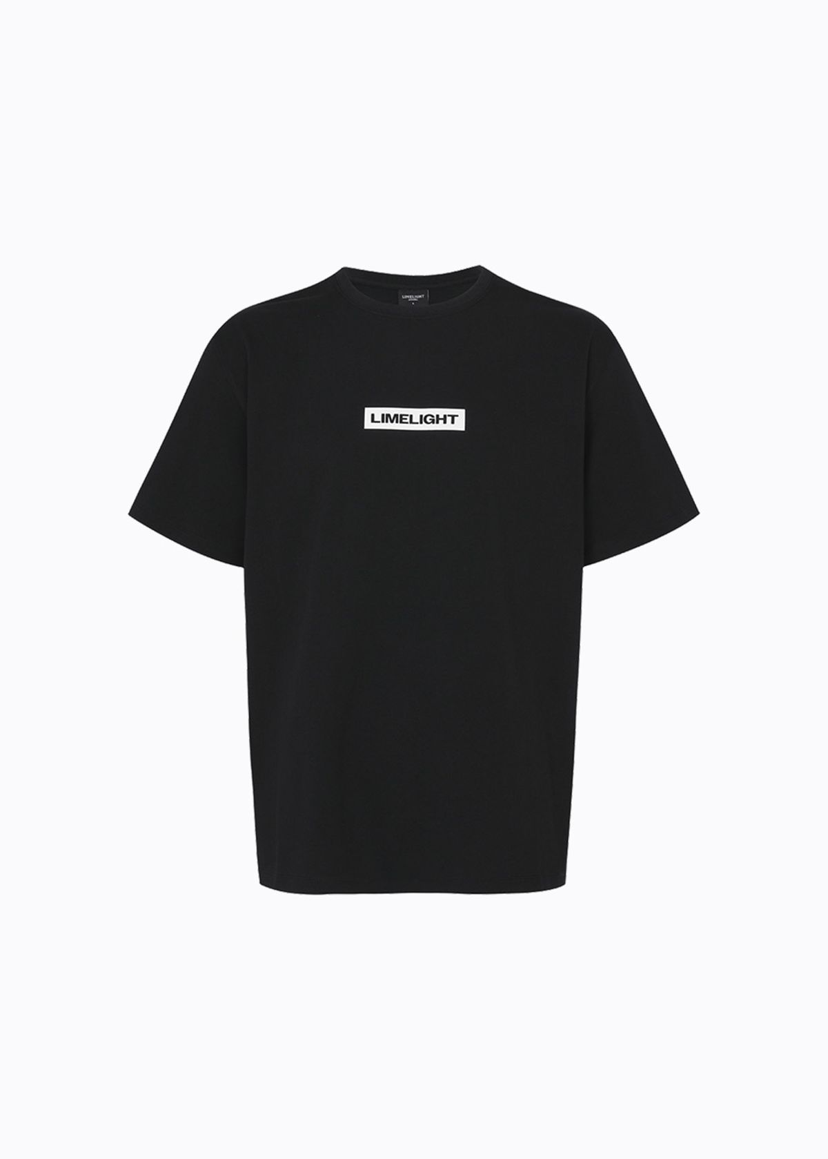라임라잇 어패럴(LIMELIGHT APPAREL) 어패럴 박스 로고 티셔츠 (블랙/화이트)