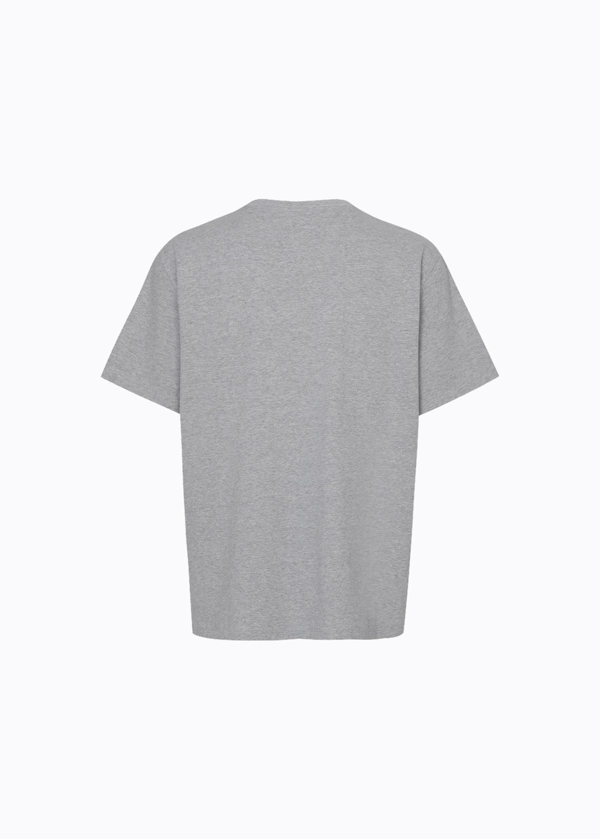 라임라잇 어패럴(LIMELIGHT APPAREL) 어패럴 박스 로고 티셔츠 (그레이 멜란지/화이트)