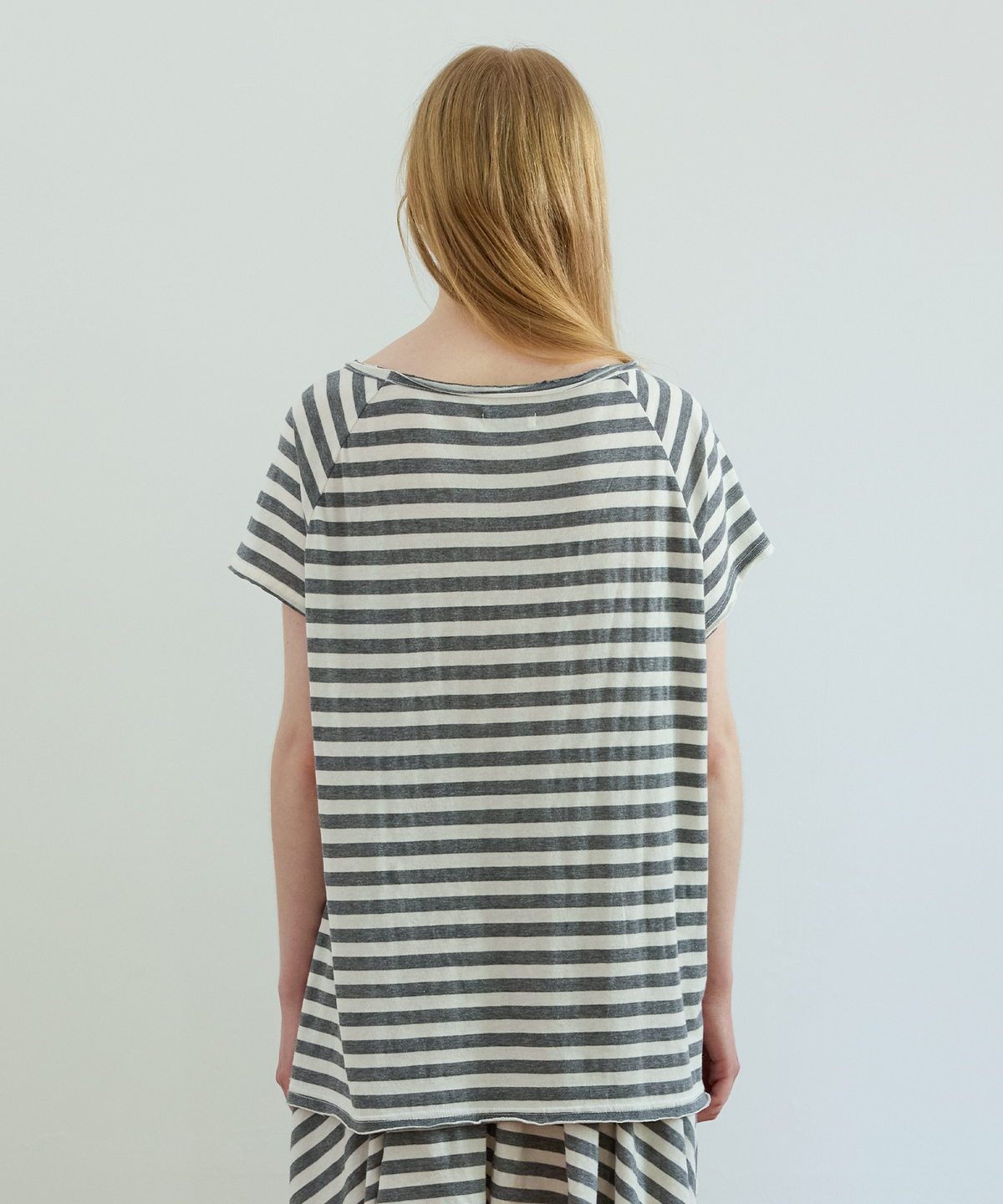 펀프롬펀(FUNFROMFUN) Lazy Bow Top, Grey
