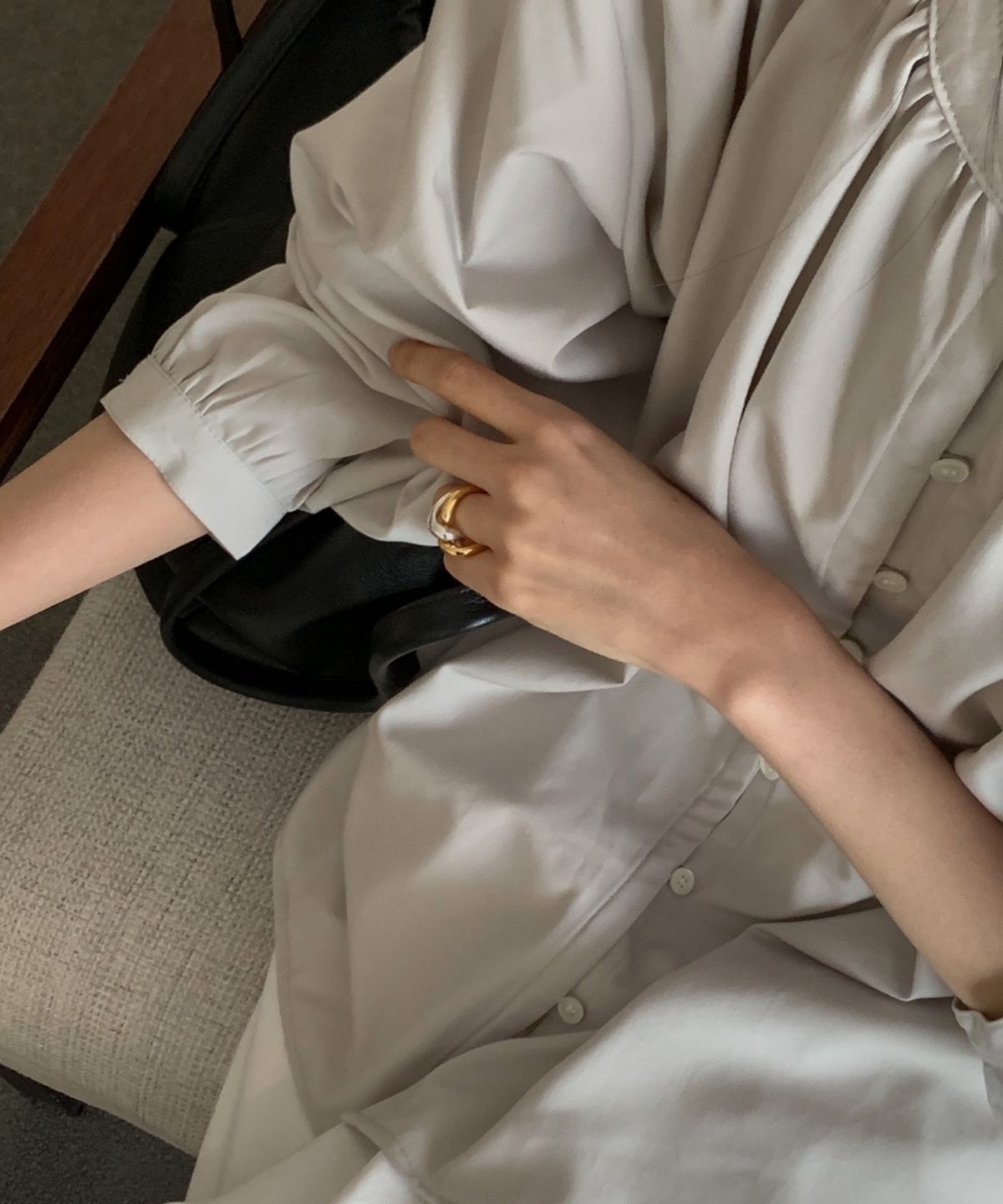 바라두(BARADU) [BARADU 925] Combi double point ring