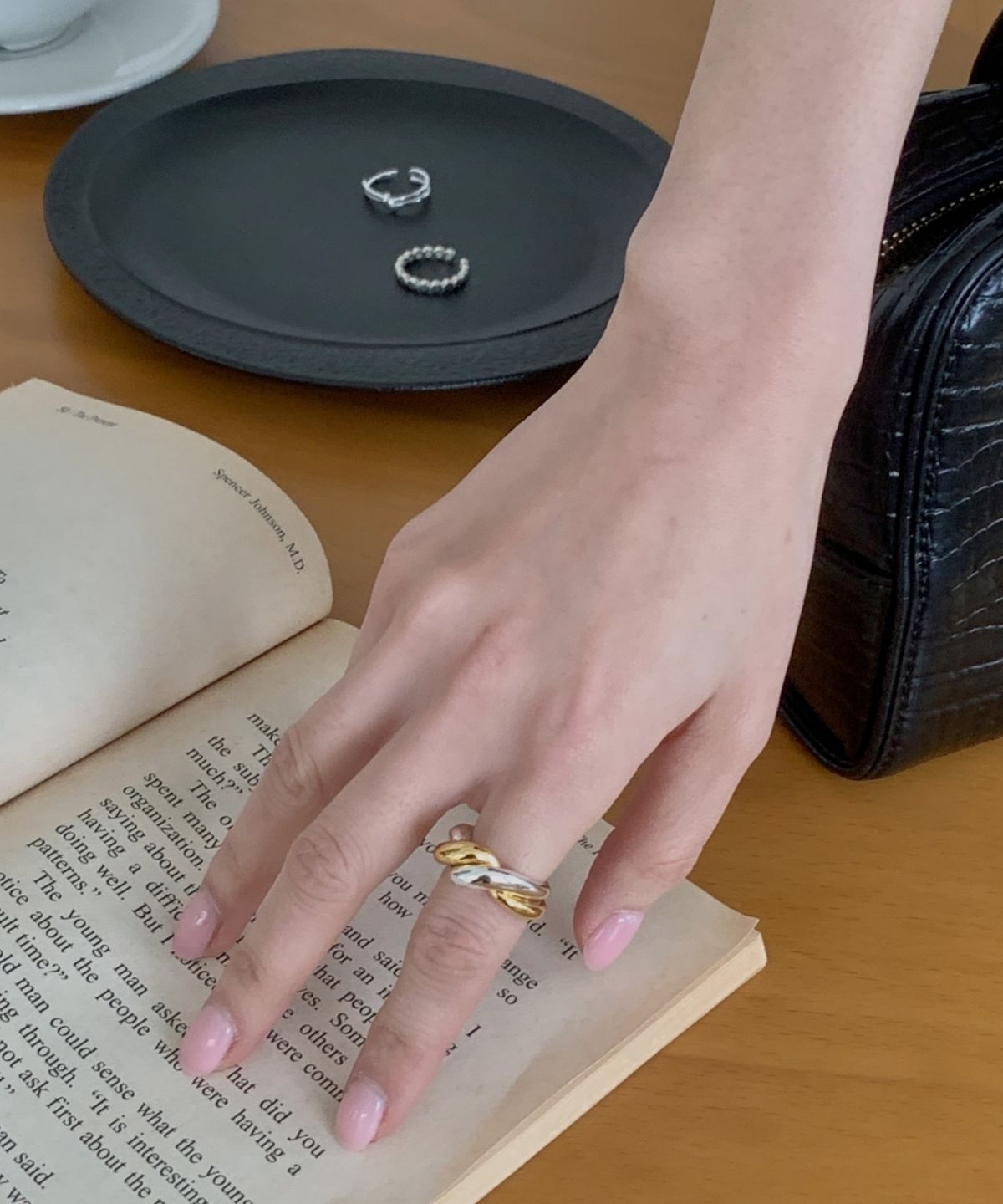 바라두(BARADU) [BARADU 925] Combi double point ring