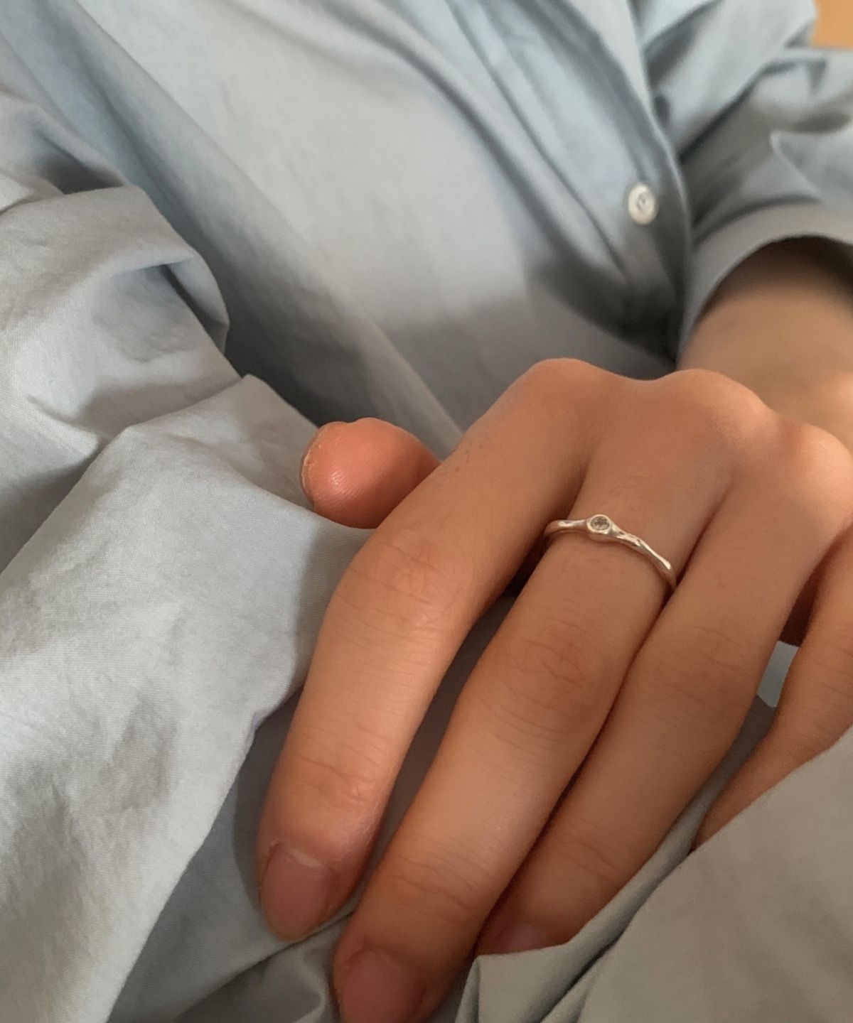 바라두(BARADU) [BARADU 925] Flow bezel single ring