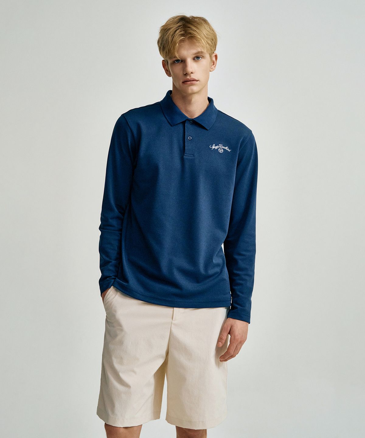 세르지오 타키니(SERGIO TACCHINI) M 타키니 모던 긴팔 폴로 (Navy)