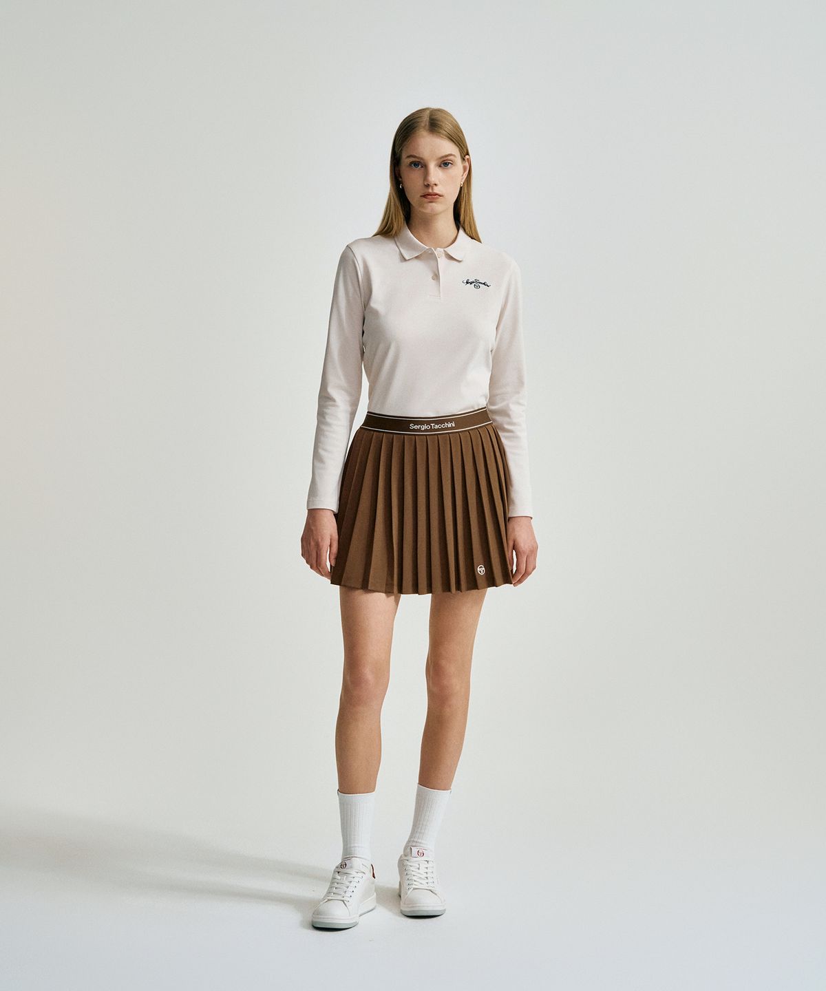세르지오 타키니(SERGIO TACCHINI) W 타키니 모던 긴팔 폴로 (Ivory)