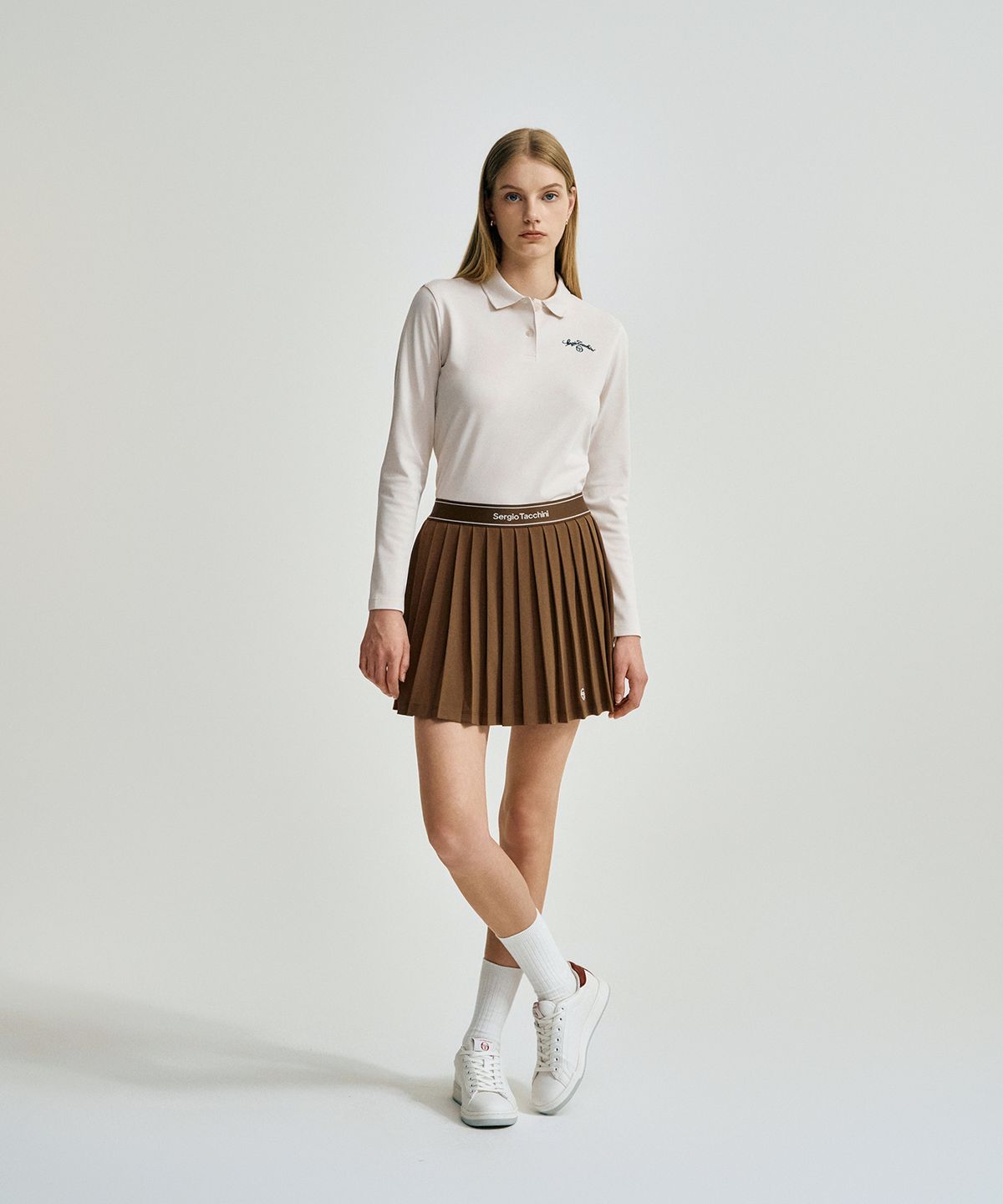 세르지오 타키니(SERGIO TACCHINI) W 타키니 모던 긴팔 폴로 (Ivory)