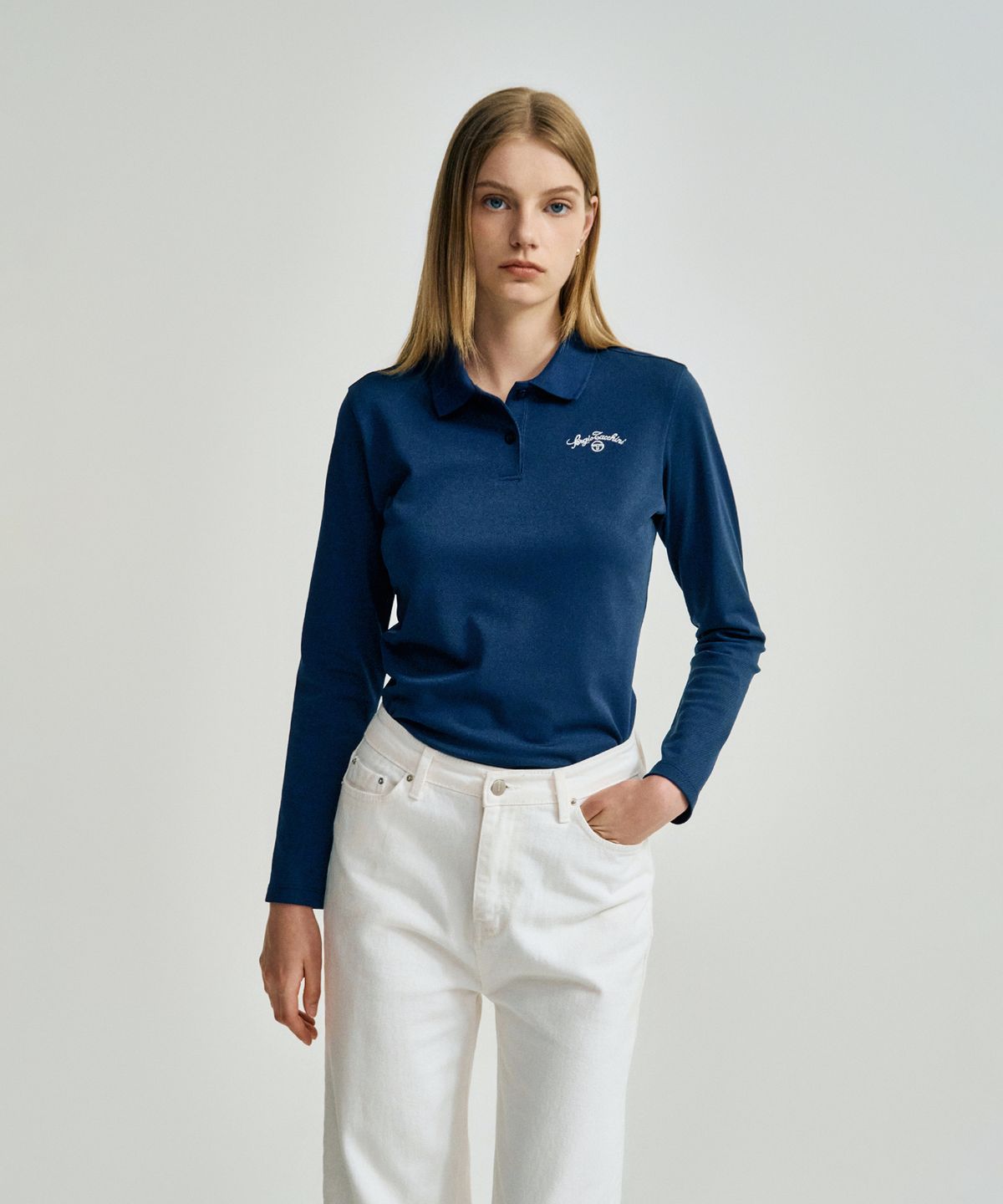 세르지오 타키니(SERGIO TACCHINI) W 타키니 모던 긴팔 폴로 (Navy)