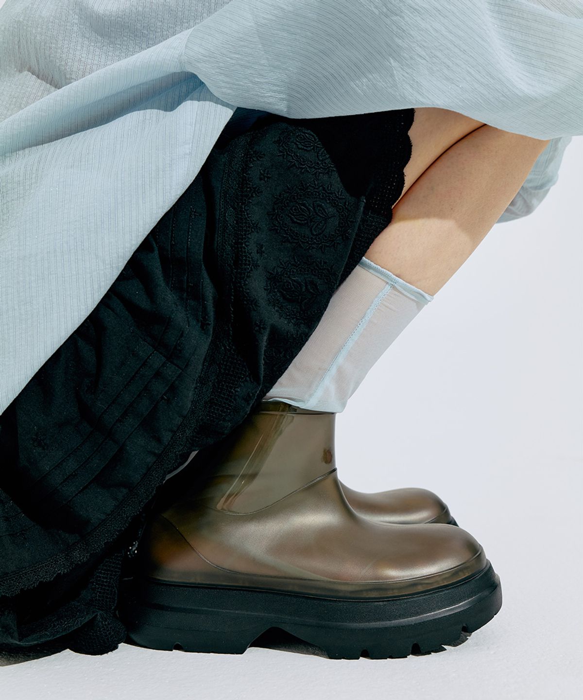 락피쉬웨더웨어(ROCKFISH WEATHERWEAR) GLAIR PLATFORM SHORT BOOTS - 6 colors