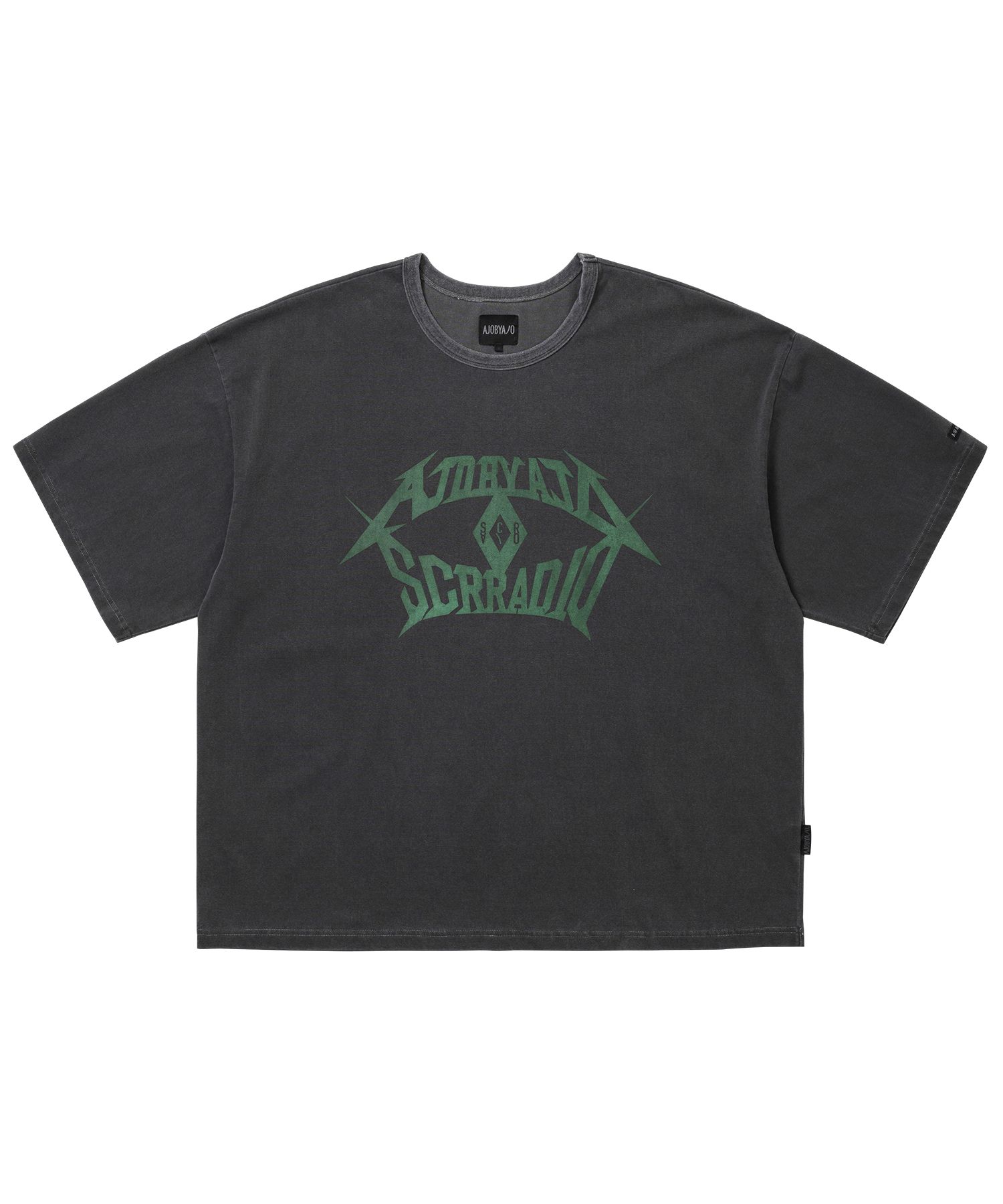 【SCR x AJOBYAJO】SCR x AJOBYAJO Wide T-shirt [BLACK] MUSINSA | AJOBYAJO SCR x AJOBYAJO Wide T-shirt [CHARCOAL]