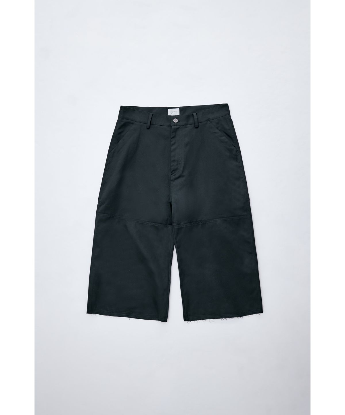 유스(YOUTH) Double Knee Half Pants - Black