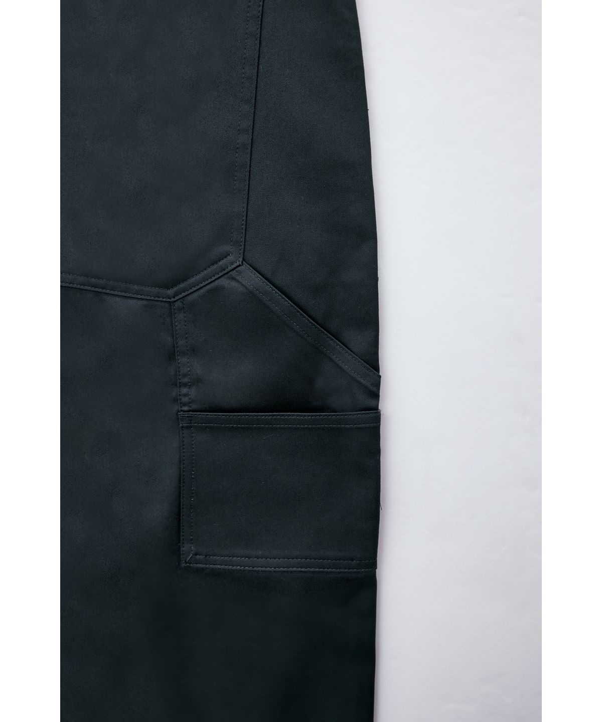유스(YOUTH) Double Knee Half Pants - Black