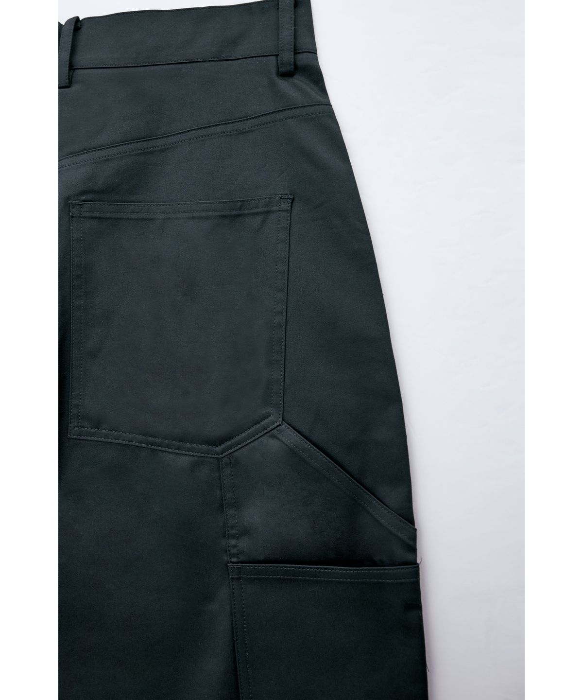 유스(YOUTH) Double Knee Half Pants - Black