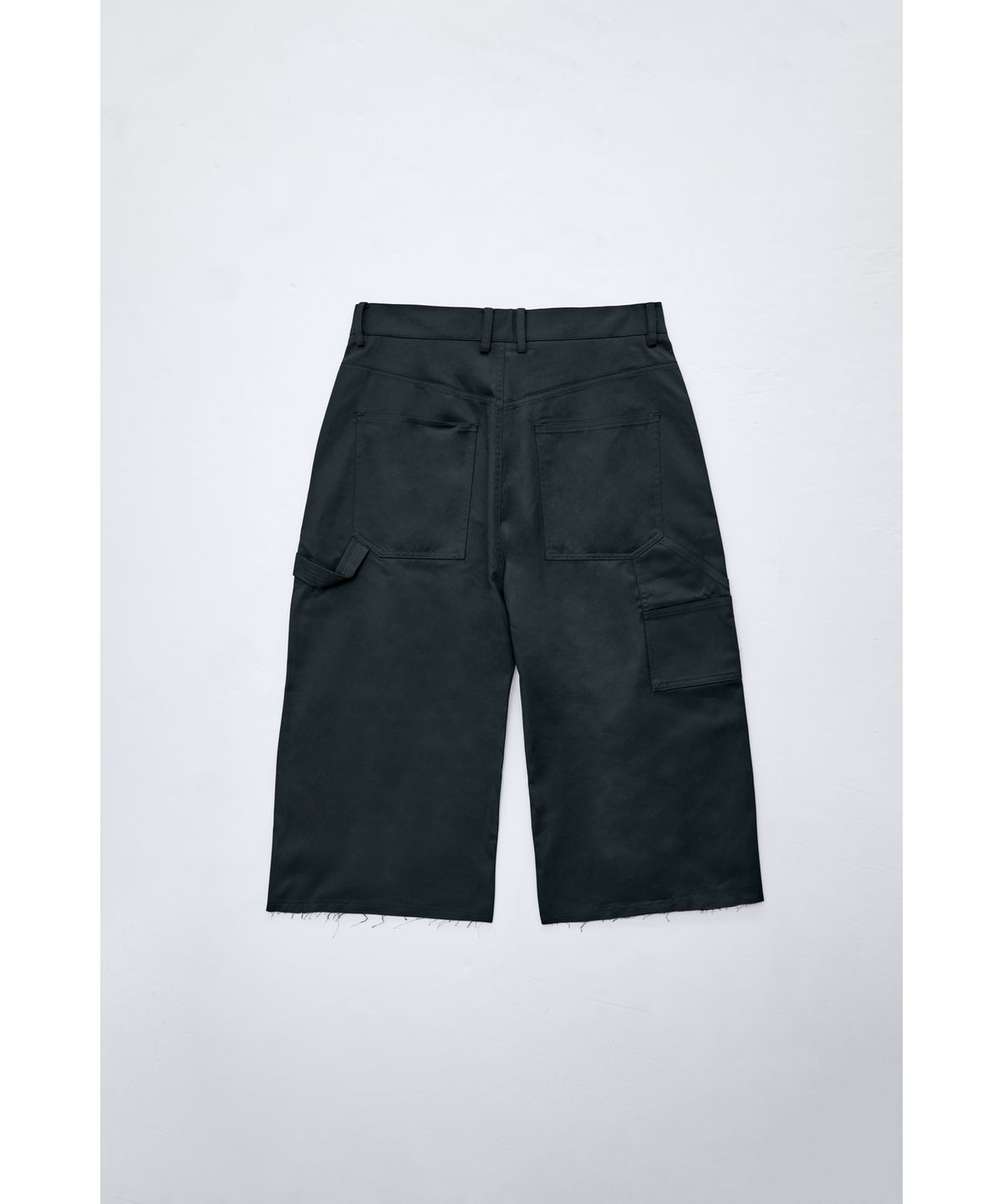 유스(YOUTH) Double Knee Half Pants - Black