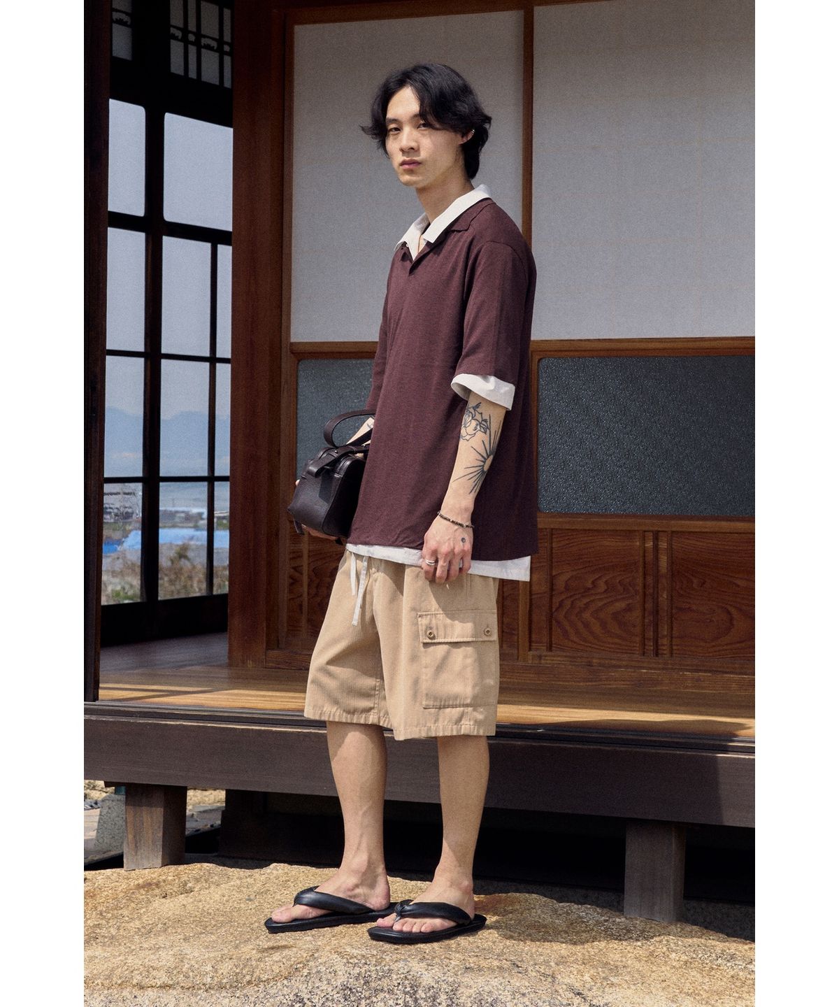 유스(YOUTH) British Army Jungle Half Pants - Beige