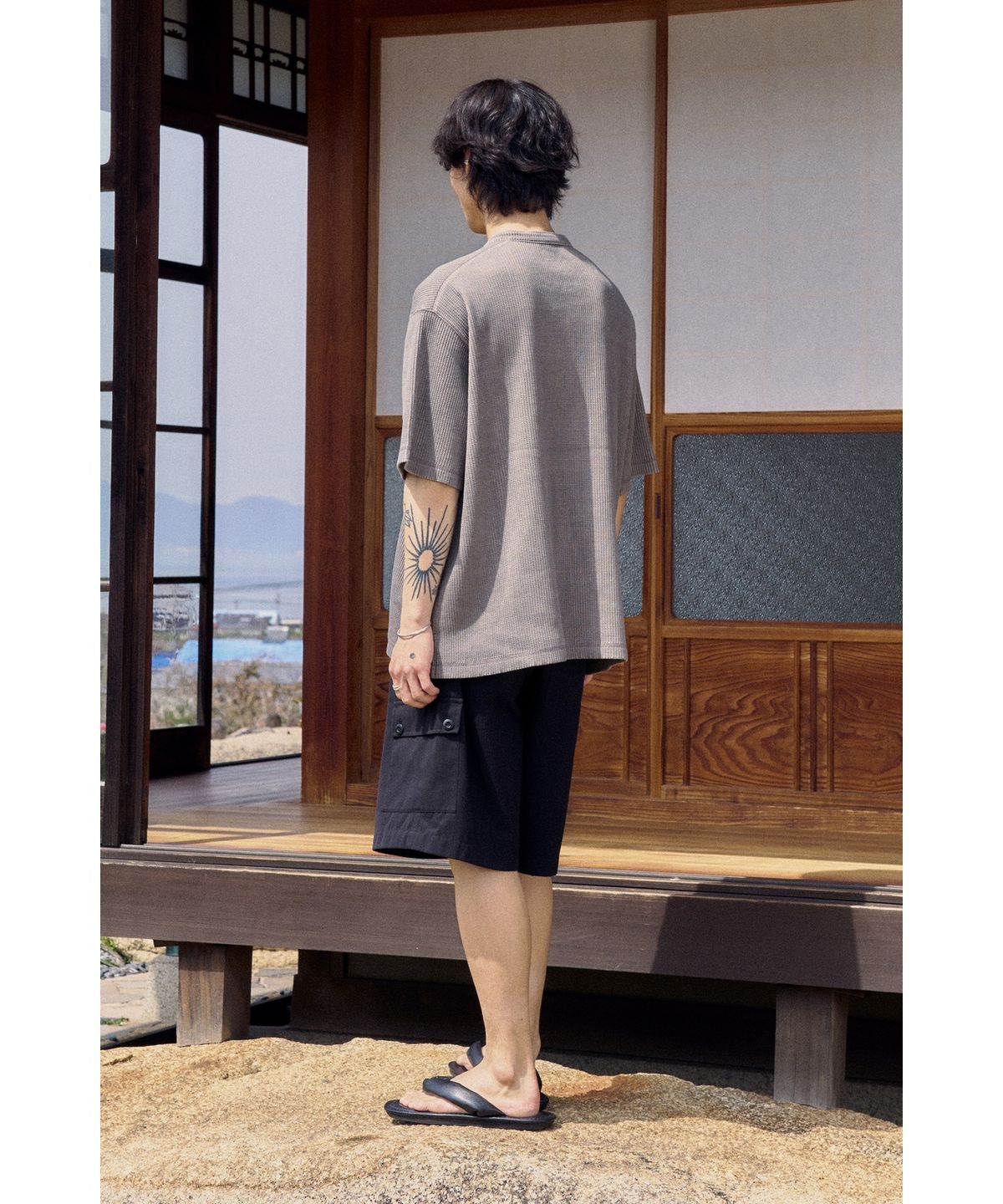 유스(YOUTH) British Army Jungle Half Pants - Black
