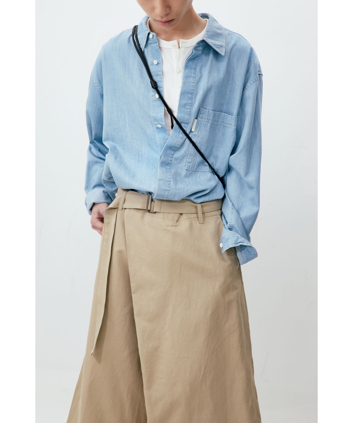 유스(YOUTH) Denim Shirt - Light Blue