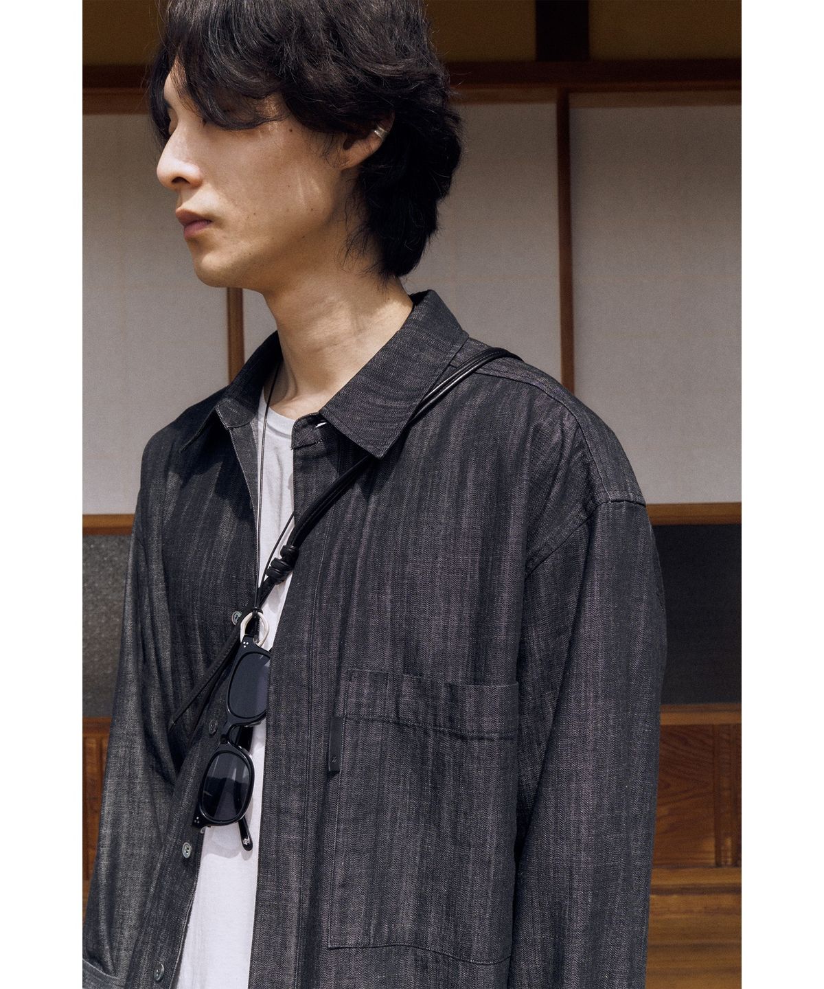 유스(YOUTH) Denim Shirt - Washed Black