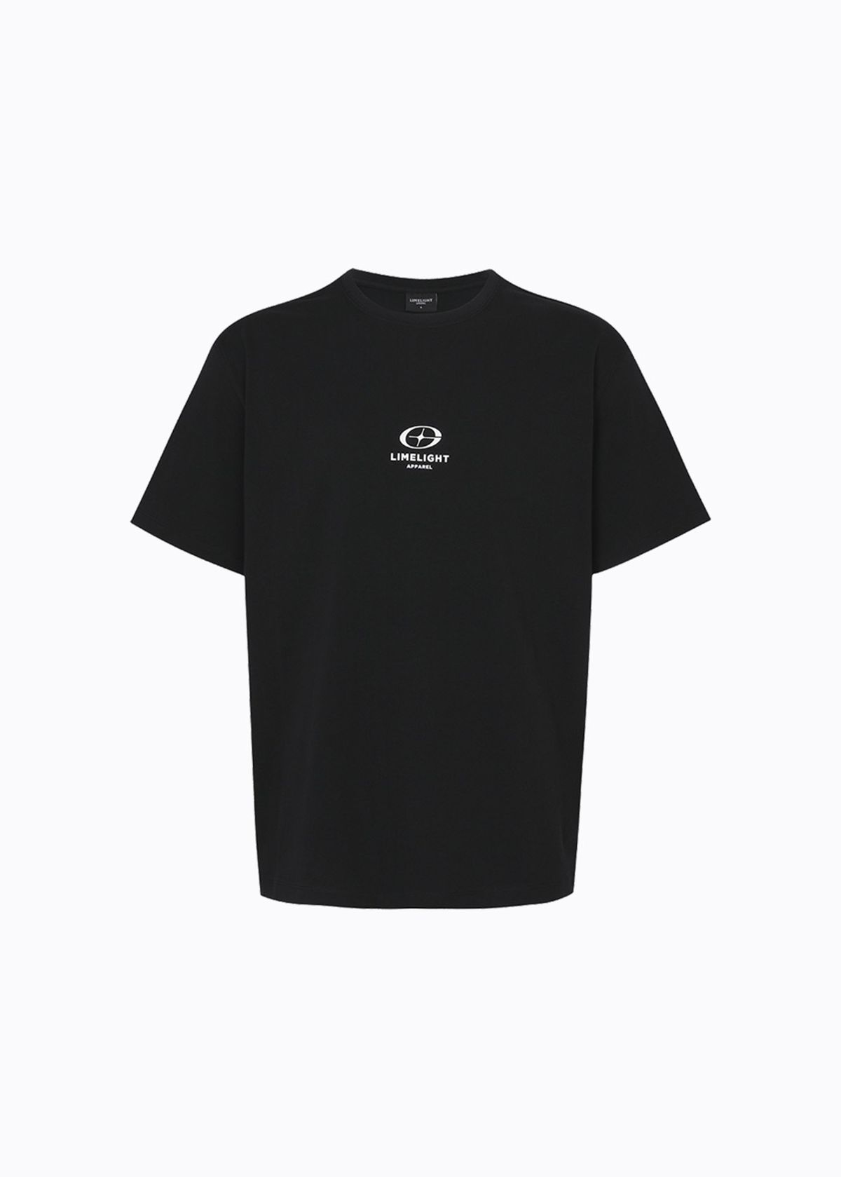 라임라잇 어패럴(LIMELIGHT APPAREL) 어패럴 스타라이트 로고 티셔츠 (블랙/화이트)