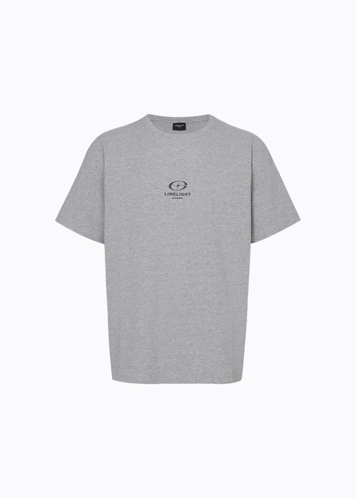 라임라잇 어패럴(LIMELIGHT APPAREL) 어패럴 스타라이트 로고 티셔츠 (그레이 멜란지 / 그레이)