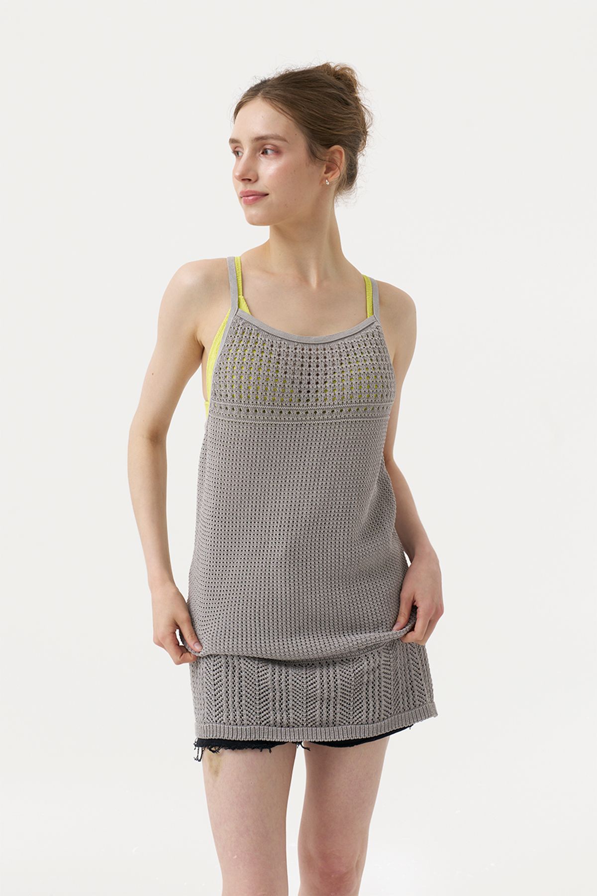 아코디코(ACODICO) Dual Strap Beach Knit Dress