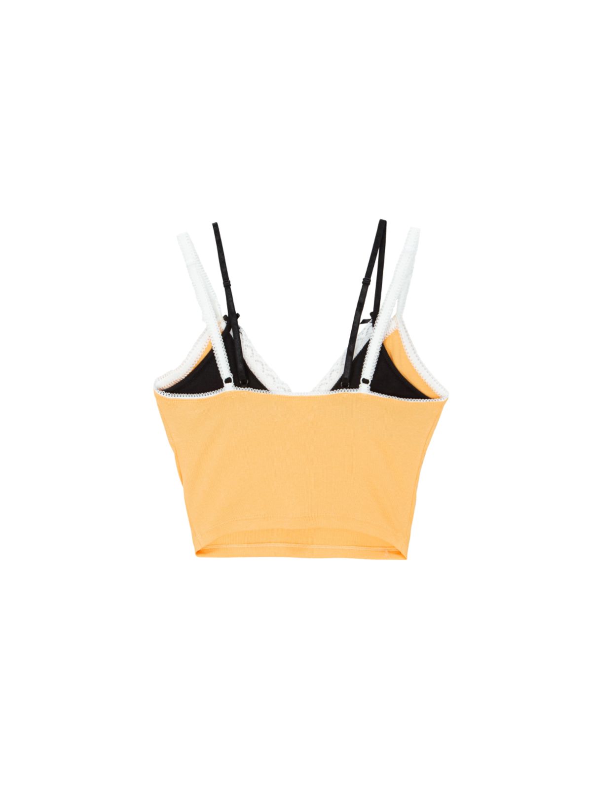 에즈이프 캘리(ASIF CALIE) GIRLISH RIBBON LAYERED SLEEVELESS YELLOW