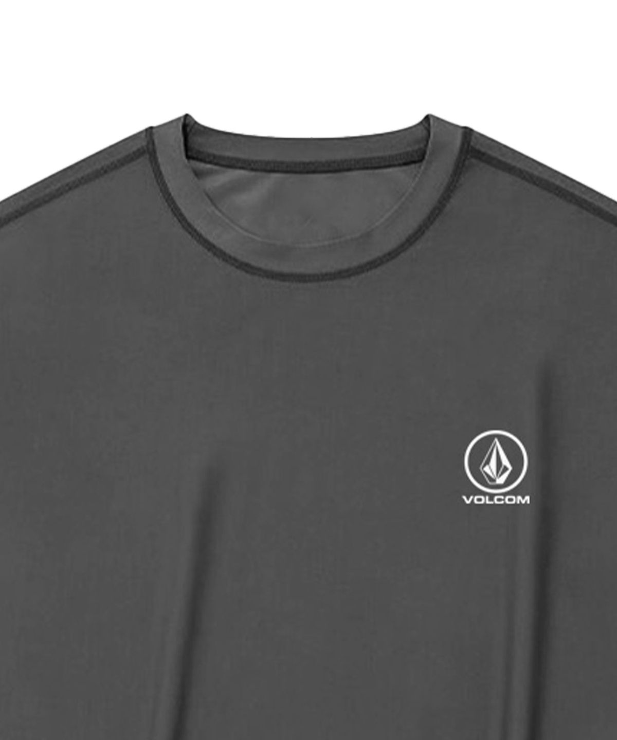 볼컴(VOLCOM) 베이직 래시가드 티셔츠 (차콜)